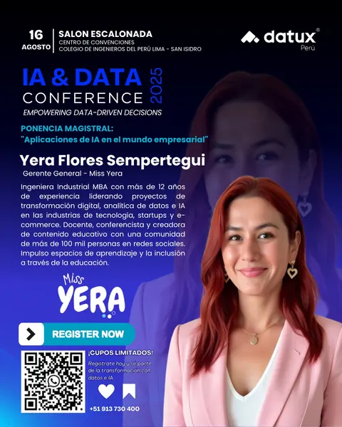 Cartel del evento Datux 2025