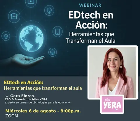Cartel del evento EdTech en acción 2025