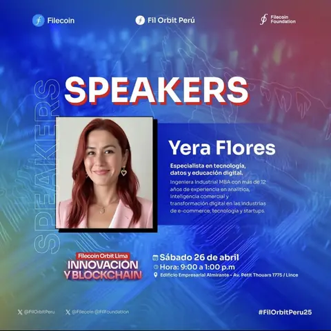 Cartel del evento Filecoin 2025