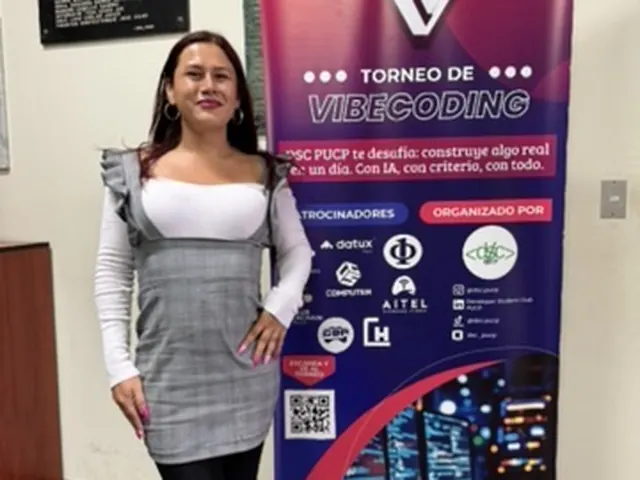 Miss Yera en Vibecoding PUCP 2026