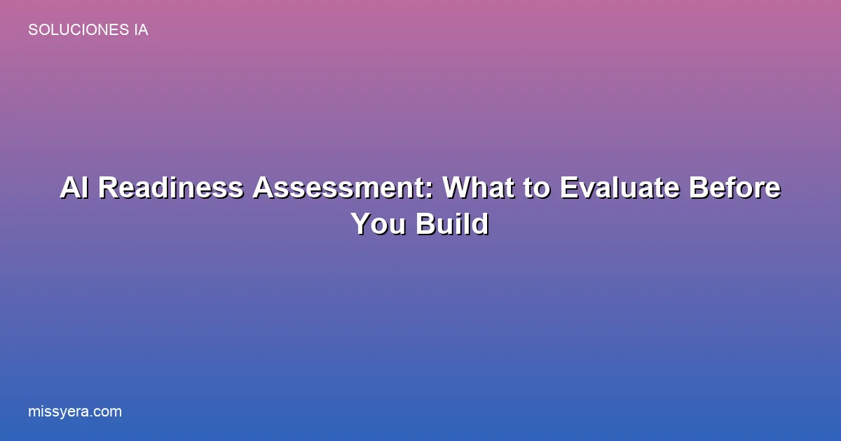 AI readiness assessment five dimensions guide