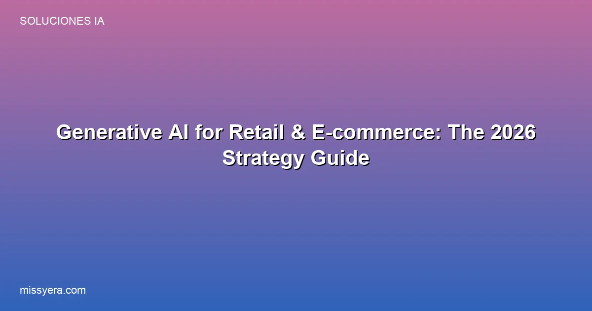 Generative AI for retail and e-commerce: personalization, pricing, content