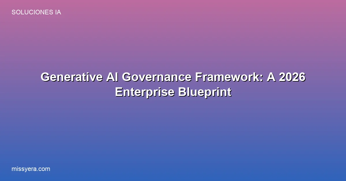Generative AI governance framework: policies, roles, risk assessment